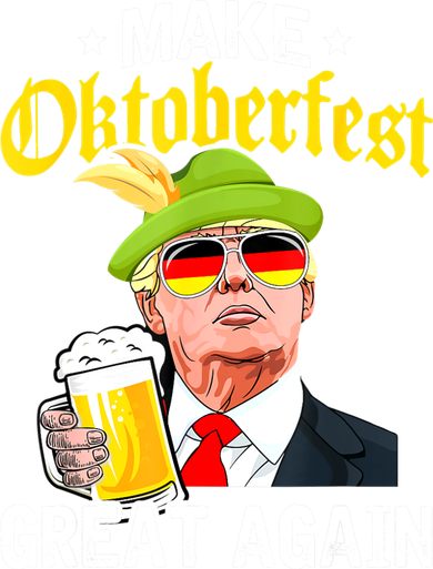 Make Oktoberfest Great Again Funny Trump Drink Beer Mug Tumbler