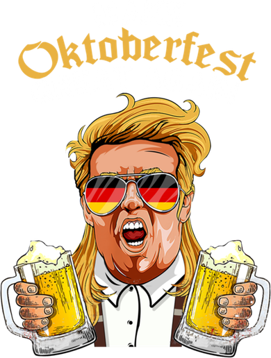 Make Oktoberfest Great Again Funny Trump Beer Mug Meaningful Gift Baby Bodysuit