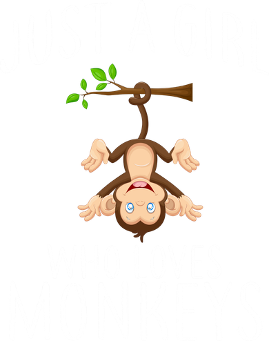 Just A Girl Who Loves Monkeys Coaster