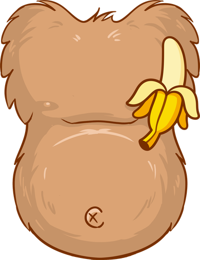 Monkey Ape Belly Costume Kids T-Shirt