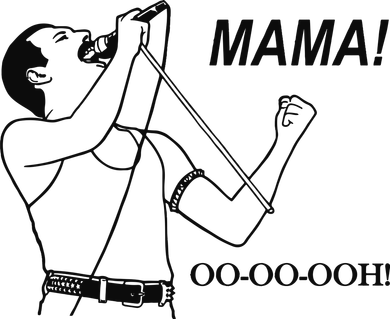 Mama Oo Oo Ooh Queen Music Lover Long Sleeve Shirt