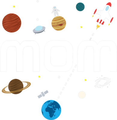 Mom Outer Space Birthday Party Gift Mousepad