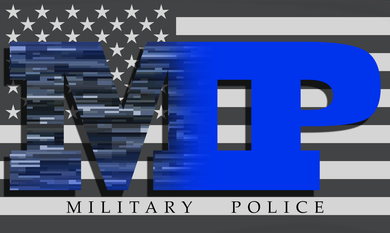 Military Police MP Flag Baby Bodysuit