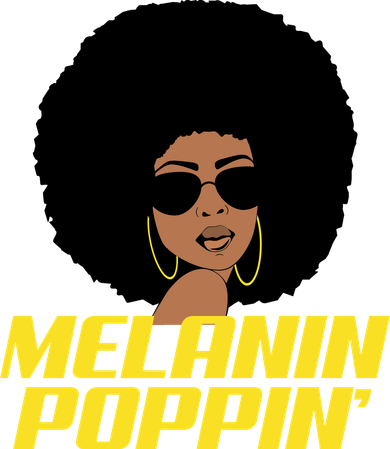Melanin Poppin Proud African Pride Baby Bodysuit
