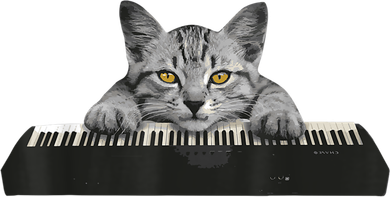 Musician Piano Cat T For Music Lovers Doggie Tank