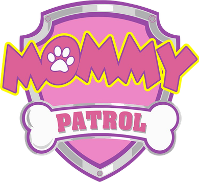 Mom Patrol Dog Mom Dad Baby Bodysuit