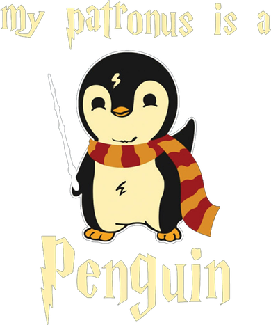 My Patronus Is A Penguin Hot Cute Gift Baby Bodysuit