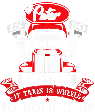 My Peter Is So Long Semi Truck Driver Trucker Big Rig Women's Long Sleeve Shirt