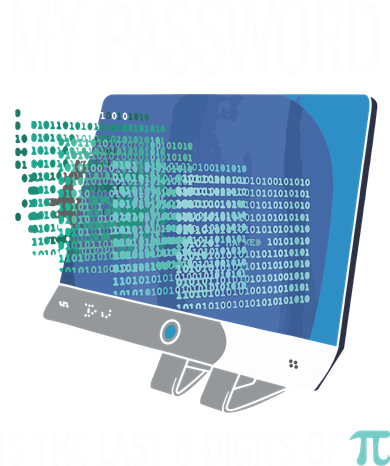 My Password Is The Last 8 Digits Of Pi Funny Programmer Women's T-Shirt