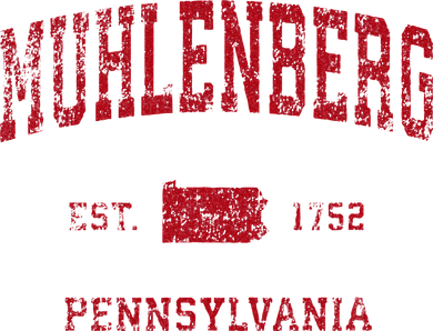 Muhlenberg Pennsylvania PA Vintage Sports Design Red Print Women's Tank Top