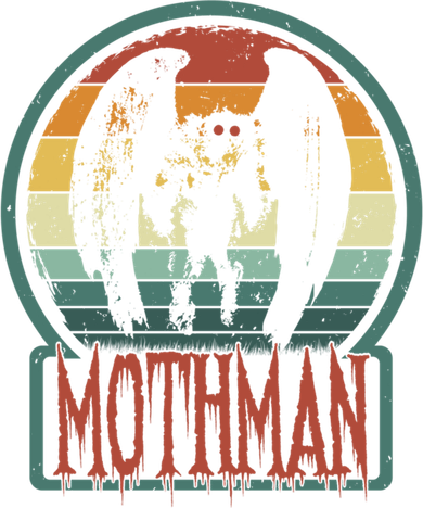 Moth Point Pleasant Retro Vintage Cryptid Cute Gift Kids Hoodie
