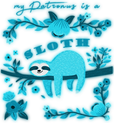 My Patronsus Is A Sloth Funny Doggie Tank