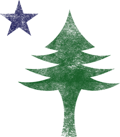 Maine Pine Tree Flag Big Style – Modern 1901 State Flag Polo