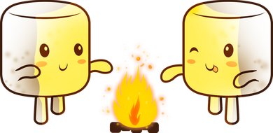 Marshmallow Roast Coaster