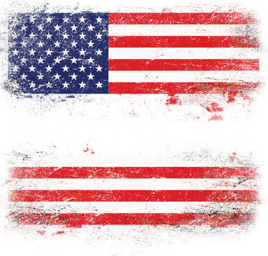 Merica Distressed Flag Golf Towel