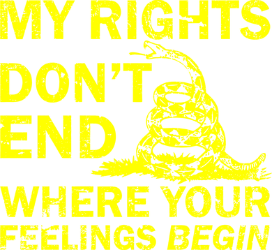 Rights Don't End Where Feelings Begin Women's Sweatshirt