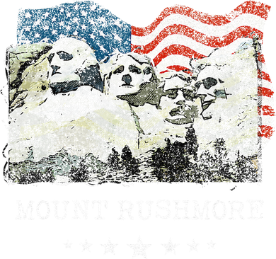 Mount Rushmore Flag Souvenirs Baby Bodysuit