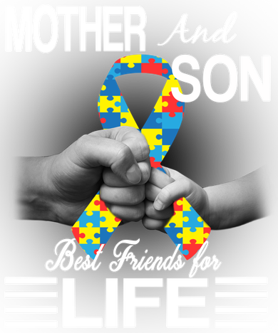 Autism Mother And Son Best Friends For Life Women's Long Sleeve Shirt