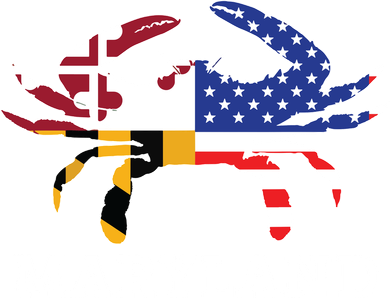 Maryland State American Usa Flag Blue Crab Pajama Set