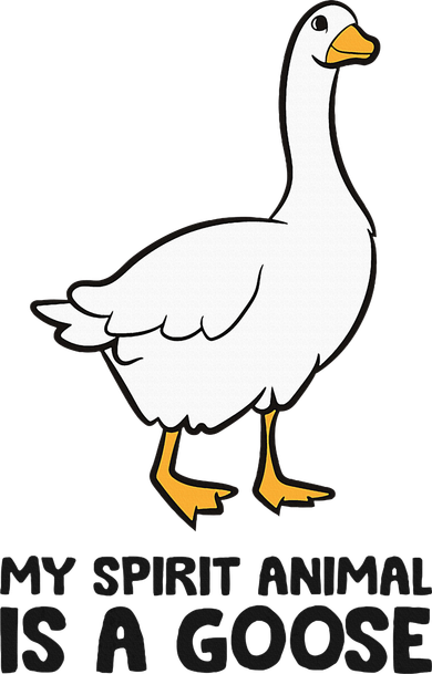 My Spirit Animal Is A Goose Kids Hoodie