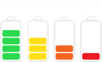 My Social Battery Doggie Tank