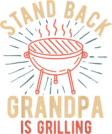 Mens Stand Back Grandpa Is Grilling Vintage For Him BBQ Fun Women's Dry Zone Grid Polo