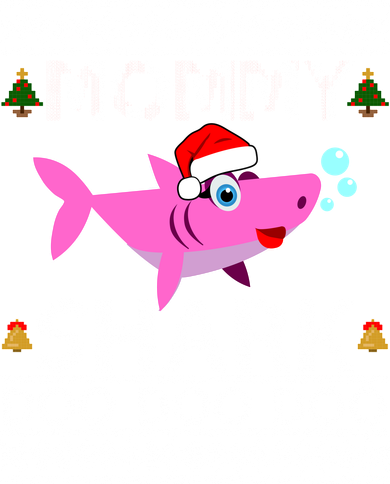 Mommy Shark Doo Doo Cute Ugly Christmas Toddler Long Sleeve