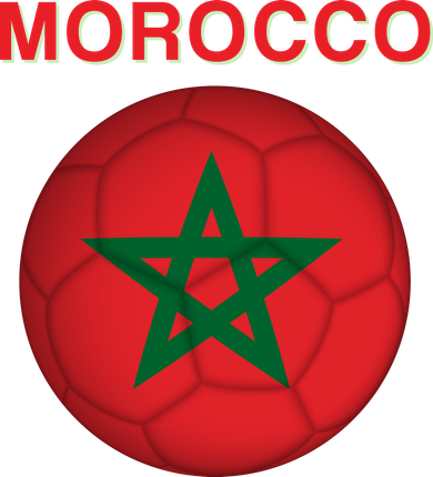 Morocco Soccer Football Moroccan Flag Gift Coffee Mug