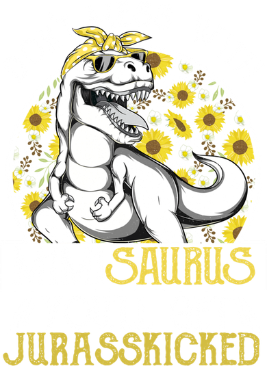 Mimi Saurus Jurasskicked Sunflower Grandma T Rex Gift Mousepad