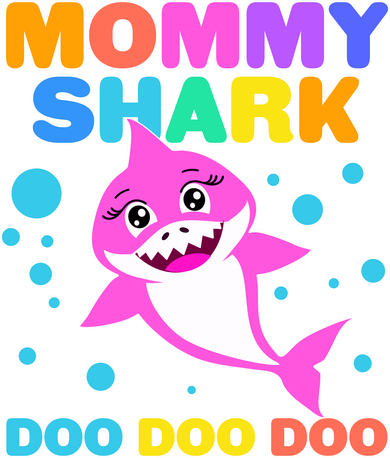 Scary Mommy Shark Doo Doo Doo Halloween Mousepad