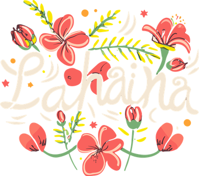 Maui Strong Lahaina Flower Women's Tank Top