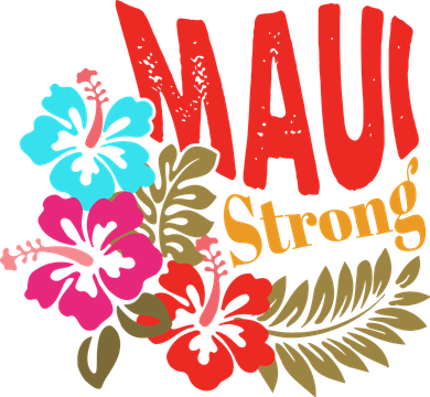 Maui Strong Maui Hawaii Shoreline Wildfire Relief Coaster