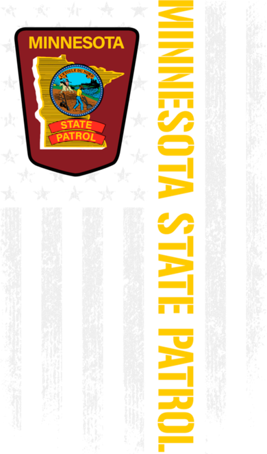 Minnesota State Patrol American Flag Visor