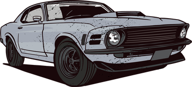 Muscle Race Car Doggie Tank