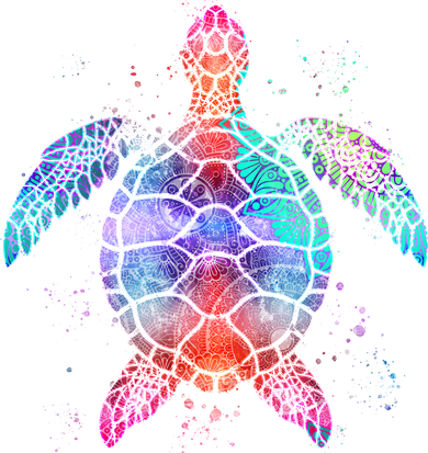 Mandala Sea Turtle Women's Hoodie
