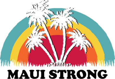 Maui Strong Tropical Hawaii Wildfire Coaster