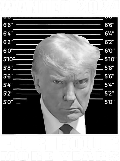 Mug Shot Trump Wanted 2024 For Four More Years Backpack
