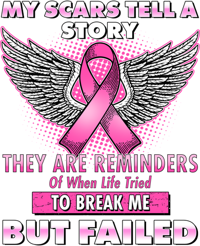 My Scars Tell A Story Breast Cancer Awareness Pajama Set