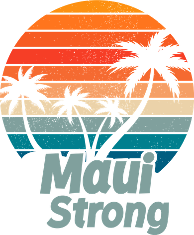 Maui Strong Vintage Sunset Wildfire Coffee Mug