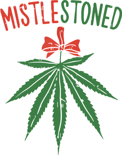 Mistlestoned Shirts Weed Stoner Christmas Gift Marijuana 420 Tumbler