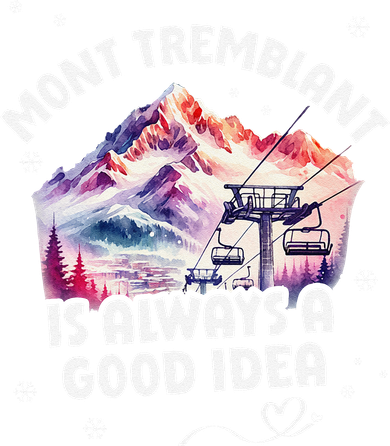 Mont Tremblant Canada Ski Resort Quebec Skiing Souvenir Coffee Mug
