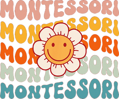 Montessori Teacher Daisy Colorful Toddler T-Shirt