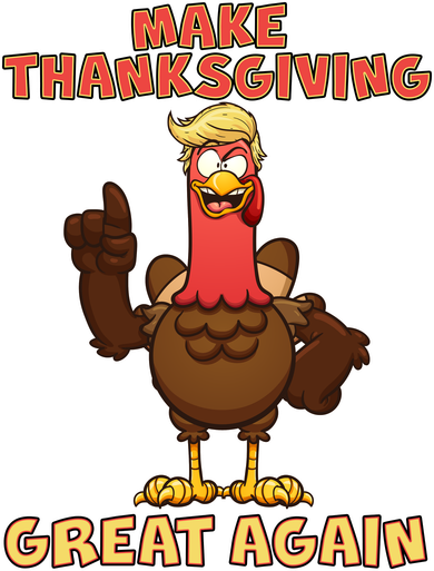 Make Thanksgiving Great Again Trump Turkey Baby Bodysuit
