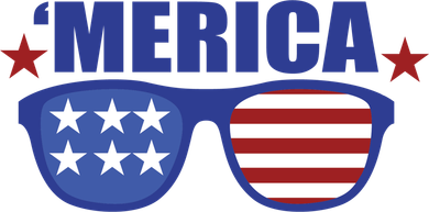 Merica USA 4th Of July Beanie