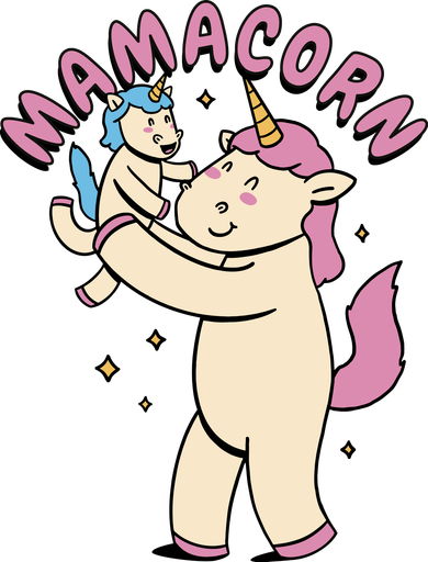 Mamacorn Unicorn Gift Mousepad