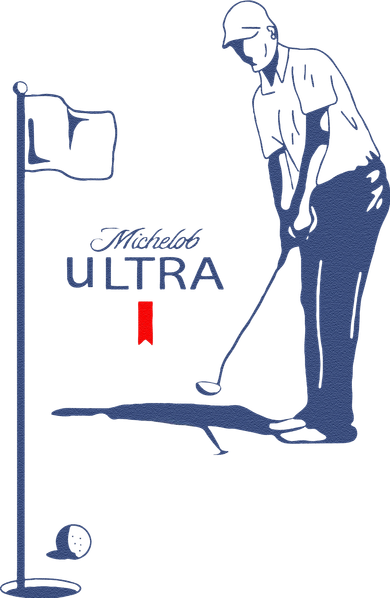 Michelob Ultra Golfing Dad  Beer Fatherhood Toddler Hoodie