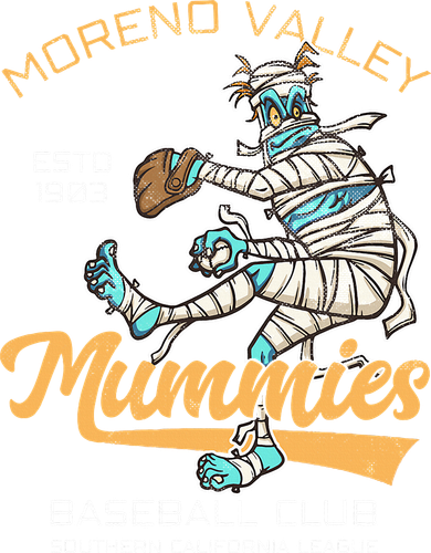 Moreno Valley Mummies Minor League Retro Baseball Team Women's Sweatshirt