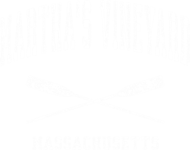 Martha's Vineyard Massachusetts Vintage Nautical Crossed Oar Gift Kids Long Sleeve Shirt