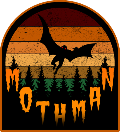 Mothman Vintage Retro Backpack