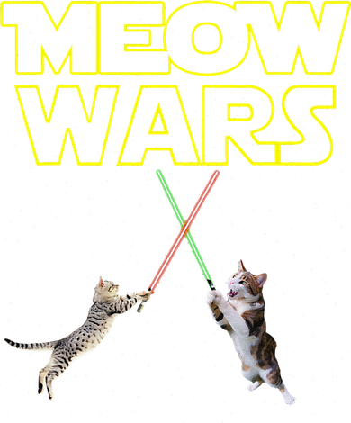 Meow Wars Cat Funny Gifts For Cats Loverss Kids Sweatshirt